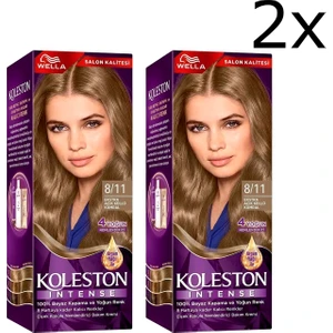 Koleston Intense Saç Boyası 8/11 Ekstra Açık Küllü Kumral 2x