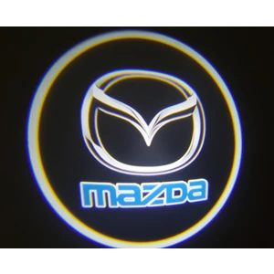 Mazda Araçlar Için Pilli Yapıştırmalı Kapı Altı LED Logo