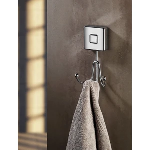 Yapışkanlı Bornoz Askısı Bornozluk 3'lü Banyo Boy Havlusu Bornoz Askılığı Yapışkanlı