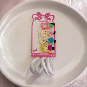 Gigi Giyim Kız Bebek Desenli Pens Toka