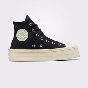 Chuck Taylor All Star Modern Lift Platform Canvas Kadın Siyah Sneaker
