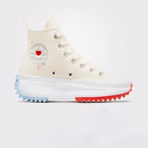 Run Star Hike Platform Y2K Heart Unisex Krem Sneaker