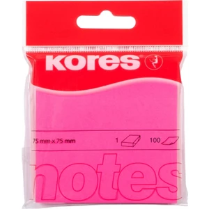 100'LÜ Yapışkanlı Not Kağıdı - Pembe - 7,5 cm