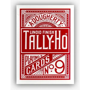 Tally Ho Fan Back Kırmızı Oyun Kartı-Bıcycle