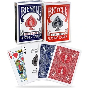 Rıder Back Std. Oyun Kartı Kırmızı Mavı-Bıcycle