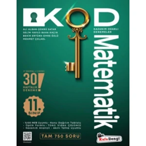 11. Sınıf Kod Matematik Kazanım Odaklı Denemeleri