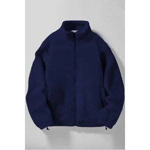 Ghassy Co. Erkek Alaska Regular Peluş Sherpa Kışlık  Tam Fermuarlı Polar Sweatshirt