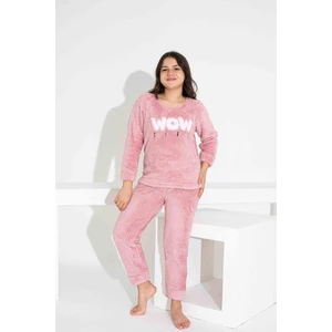 Kız Çocuk Sıcak Tutan Polar Pijama Takımı  2829PK