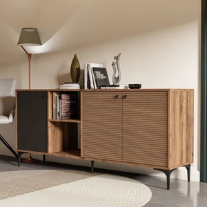 1682 Vision Modern Konsol 180 Cm Hat - Kaplan - Antrasit
