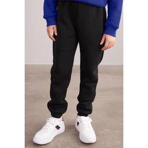 Çocuk 3 Iplik Eşofman Altı Düz Renk Ribanalı E28