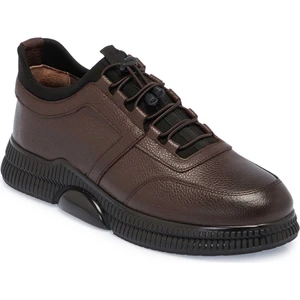 Kahve Deri Erkek Sneaker - E24S1AY57139-A24