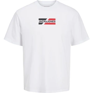 Jack & Jones Bisiklet Yaka Logo Baskili Tisört - Corp
