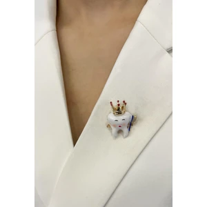 Fırçalı Mineli Sevimli Diş Broş (3cm)