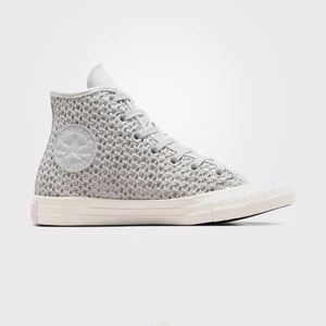Chuck Taylor All Star Kadın Gri Işlemeli Sneaker