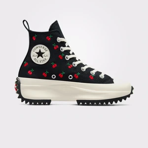 Run Star Hike Platform Cherries Kadın Siyah Sneaker