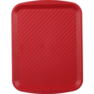 27X36 Plastik Servis Tepsisi - Kırmızı - 10 Adet