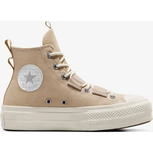Chuck Taylor All Star Lift Platform Kadın Bej Sneaker