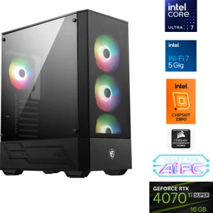 Go Gamer UFE18 Intel Ultra 7 265KF Z890 64GB Ddr5 6000MHZ 2tb Gen4 SSD RTX4070TI Super 240MM Sıvı Soğutma Windows 11 Pro