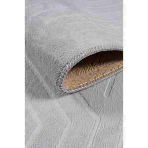 Sere Serpe Kaymaz Taban Yıkanabilir Modern Salon Mutfak Oturma Odası Çocuk Odası Halısı 5025 Gri