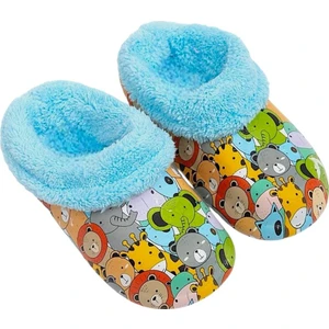 İçi Kürklü Dışı Eva Çocuk Ev Kreş Okul Sokak Terlik MAVİ