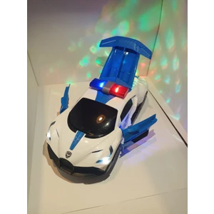 Bugatti Işıklı Müzikli 360 Derece Dönen Çarp Dön Polis Arabası