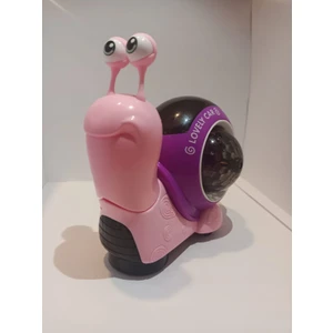 Salyangoz Emeklemeye Yardımcı Işıklı ve Müzikli (Pembe)