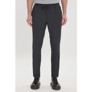 Mero Life Erkek Gri Slim Fit Rahat Kesim Beli Bağlamalı Yan Cepli Likralı Jogger Pantolon