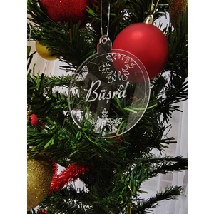 Yılbaşı Pleksi Kişiye Özel Ağaç Süsü