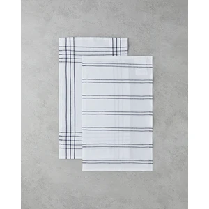 English Home Savory Pamuk Polyester 2'li Kurulama Bezi 30 x 50  cm  Lacivert