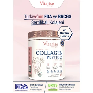 %100 Saf Hidrolize Kolajen (Tip 1-2-3) Toz Gıda Takviyesi
