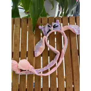 EyER Shoping Kulakları Hareket Eden Peluş Kuromi Kulaklık Taç