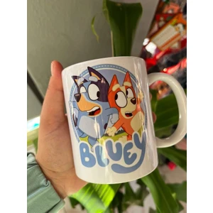EyER Shoping Bluey Baskılı Kupa Bardak - Kişiselleştirilebilir
