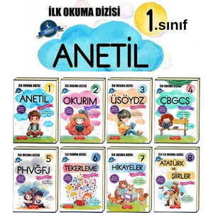 1. Sınıf ANETİL ilk Okuma Dizisi (8 Kitap)