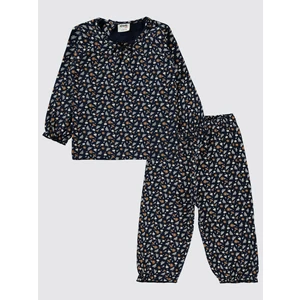 Civil Baby Kız Bebek Takım 6-18 Ay Lacivert