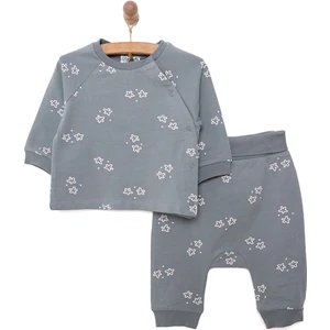 HelloBaby Yenidoğan Zıbın-Rahat Bel Patiksiz Alt 2li Takım Unisex