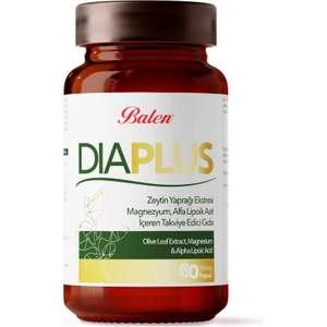 Dia Plus Zeytin Yap. Magnezyum & Alfa Kapsül 655 Mg *60 Kap