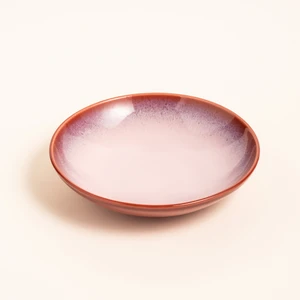 Fonte Stoneware Çukur Tabak 22X22X6 cm Fuşya