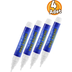 (4 ADET) Fayans Beyaz Derz Hazır Dolgusu Boyama Boyası Kalemi Hızlı Kuruyan Su Bazlı Yenileme