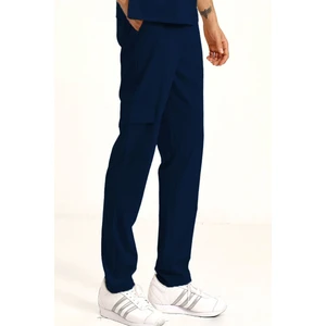 BRL Üniforma Tek Alt Kargo Cepli Klasik Likralı Unisex Cerrahi Pantolon Lacivert