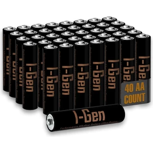 I-Gen Batteries I-Gen A114 Ultra Alkalin AA Kalem Pil 40'lı Paket LR6 1.5V

