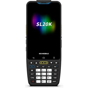 M3 Mobıle SL20K X/w 2d Karekod Andr.13 4GB/64GB 13MP Wıfı+Bluet. 4" Tuşlu Ekran El Terminali (Kılıf+E.koruyucu+Adaptör)