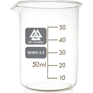 Cam Beher 50 ml Kısa Form Isıya Dayanıklı