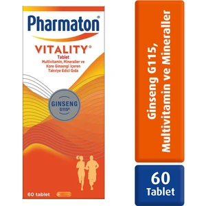 Vitality 60 Tablet - Ginseng G115, Multivitamin Ve Mineraller