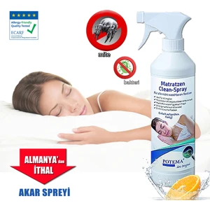 Anti-Mite Ev Tozu Akarı -Alerjik Reaksiyonlara karşı Özel Yatak Temizleme Sprey 330 ml daha Rahat ve Sağlıklı Uyku için - Almanya'dan İthal