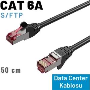 Irenıs 50 cm Cat 6A Kablo, S/ftp Ethernet Data Center Patch Kablo