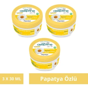 Cire Aseptine Soft Papatya Özlü Besleyici Prebiyotikli Krem 30 ml x 3 Adet