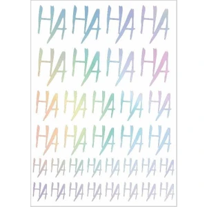 Gogo Premium Ha Ha Ha Hologramlı A4 Sticker