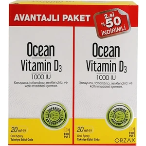 Ocean Vitamin D3 1000 Iu 20 ml Sprey