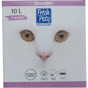 Fresh Paty Aktif Karbonlu Kokusuz Kedi Kumu 10 L