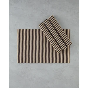 English Home Serene Bambu 4'lü Amerikan Servis 30 x 45  cm  Siyah-Krem